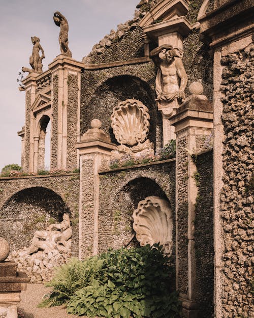 伊索拉贝拉, 博罗梅奥宫, 垂直拍摄 的 免费素材图片