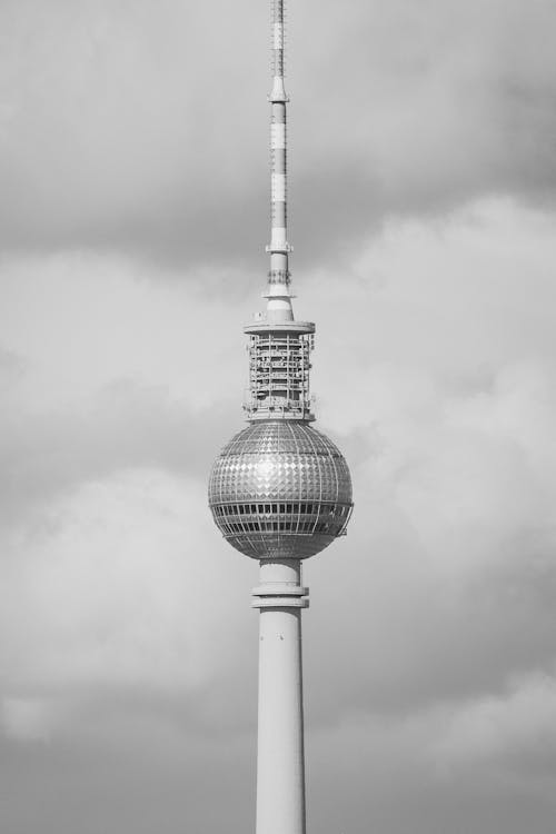 Tower in Berlin in Black and White