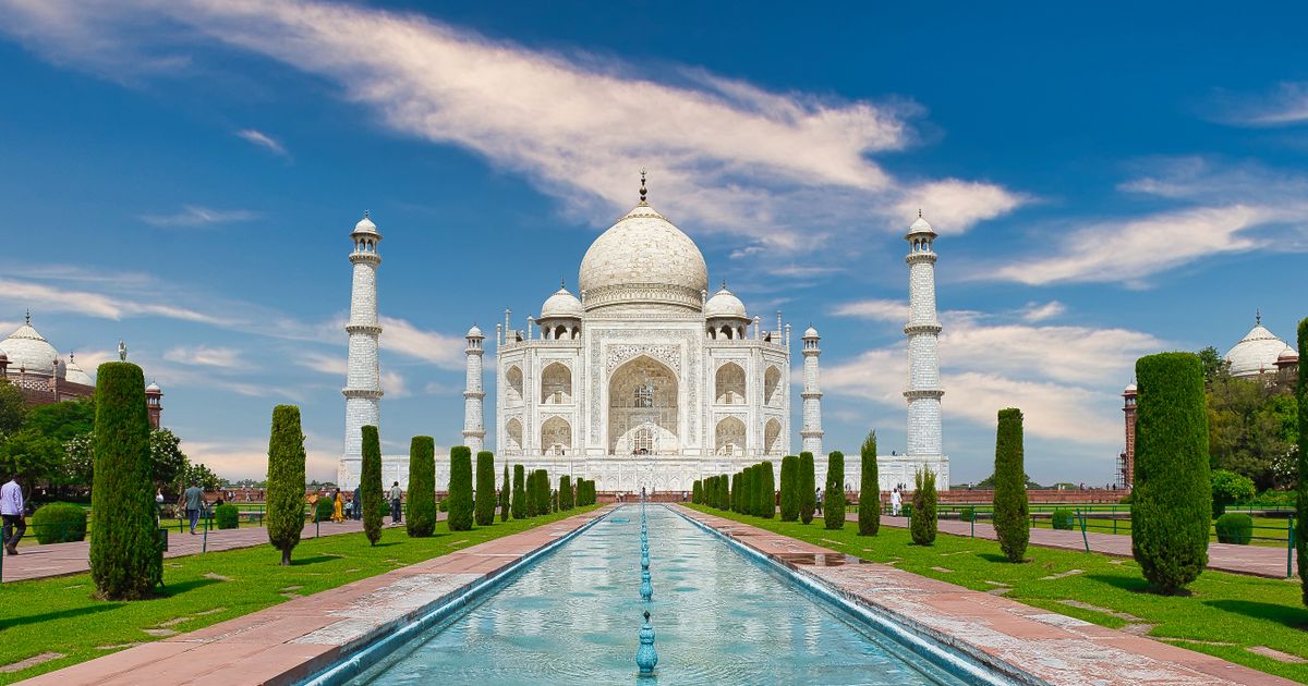The Taj Mahal in Agra, India