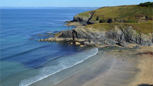 Imagine de stoc gratuită din coastă, erodate, fotografie cu drona