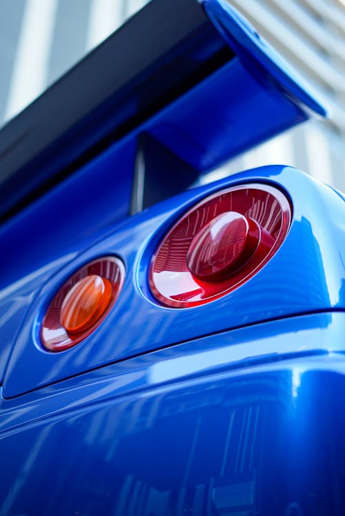 Lights in a Blue Car 