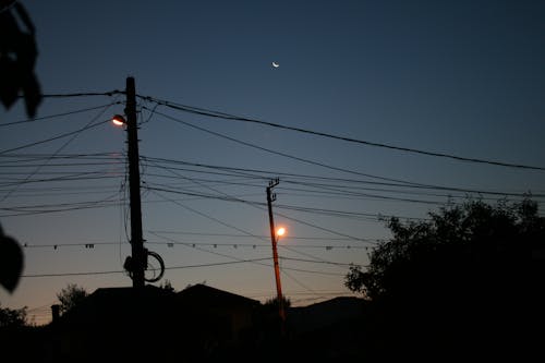 Free stock photo of moon, photography