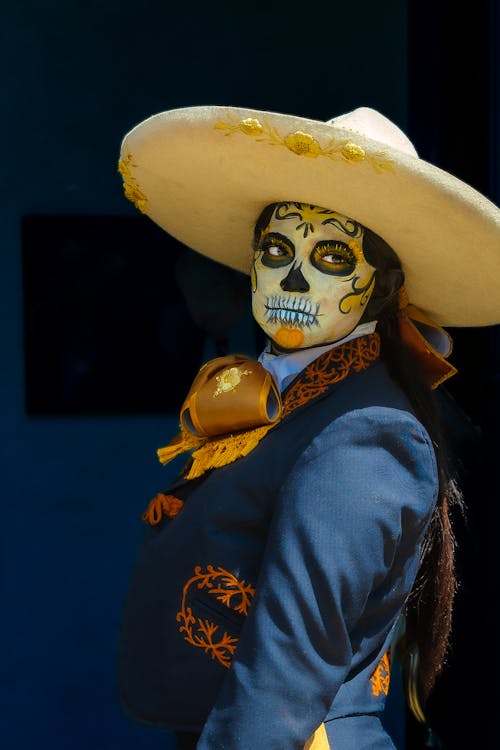 คลังภาพถ่ายฟรี ของ catrina, charro, dãa de muertos