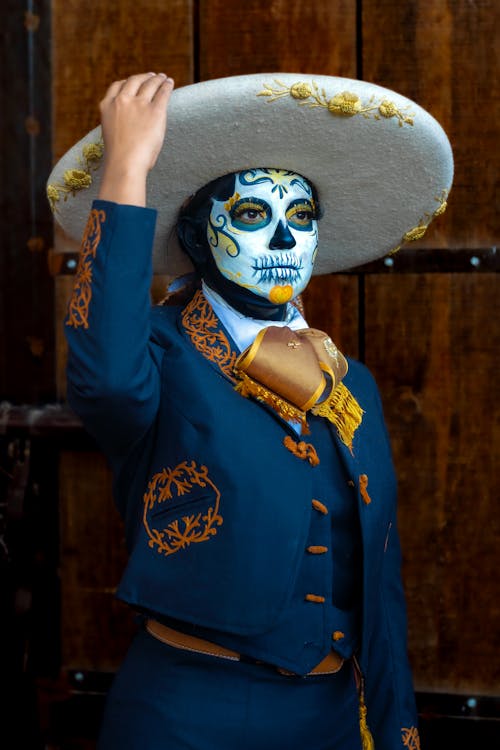 คลังภาพถ่ายฟรี ของ catrina, charro, dãa de muertos