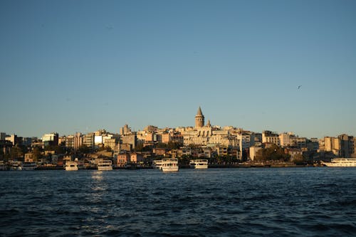 イスタンブール, ウォーターフロント, ガラタ塔の無料の写真素材