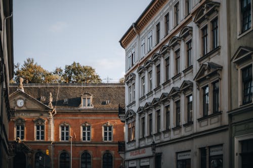 Základová fotografie zdarma na téma budovy, hodiny, města