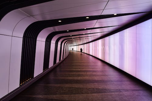Modern Pedestrian Tunnel in London 