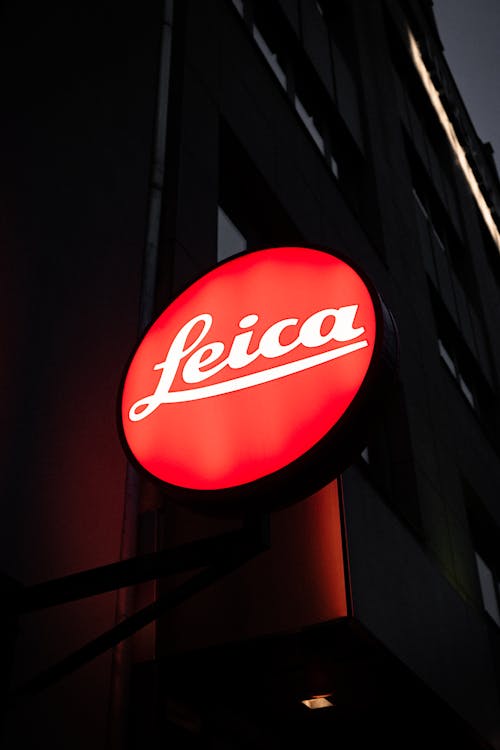 Turned On Leica Store Signage