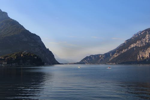 Free stock photo of blue lake, como, lake views