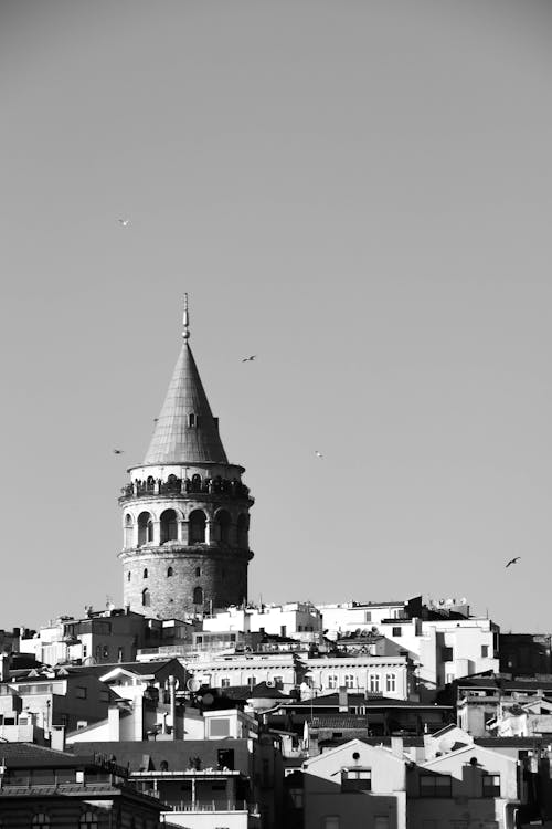 Galata Tower over Buildings in Istanbul