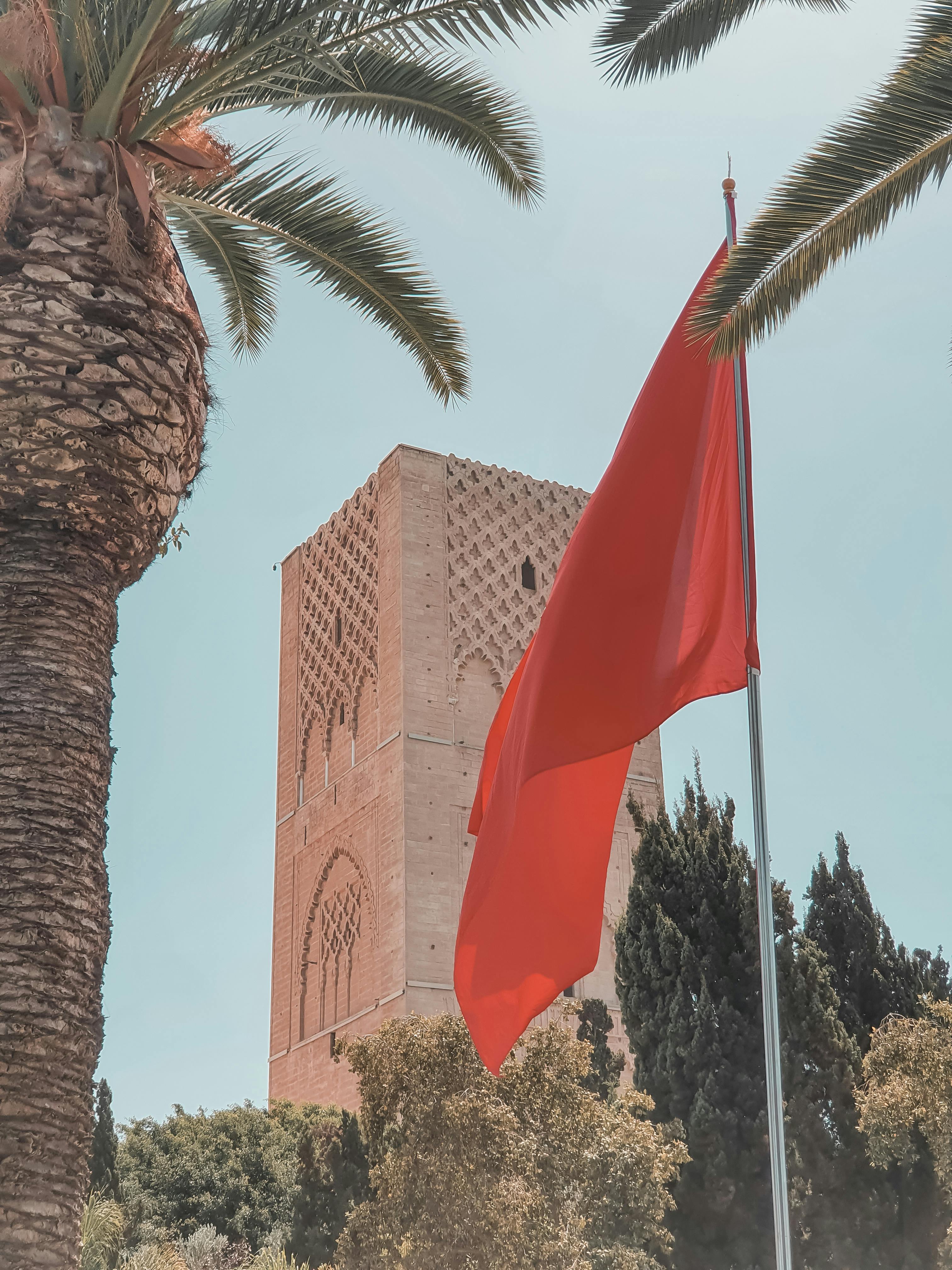 tower in a mosque in morroco