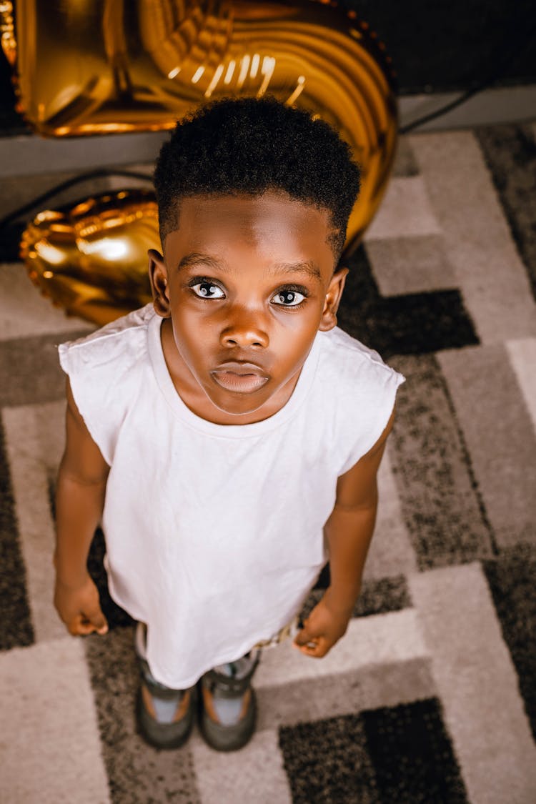 Boy In White Tank Top