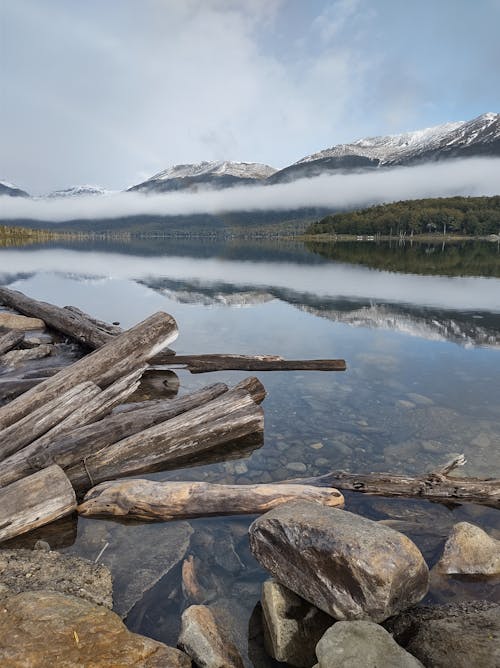 Photos gratuites de cailloux, lac, montagnes