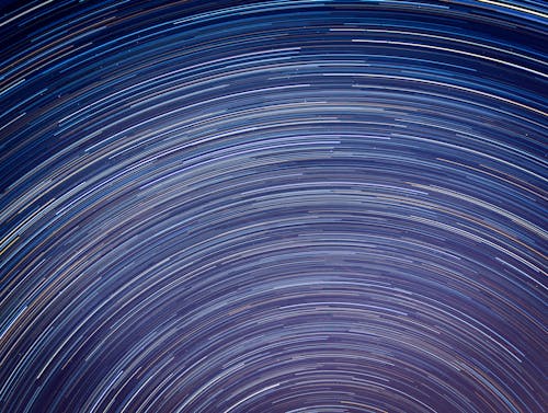 Long Exposure Photo of the Stars 