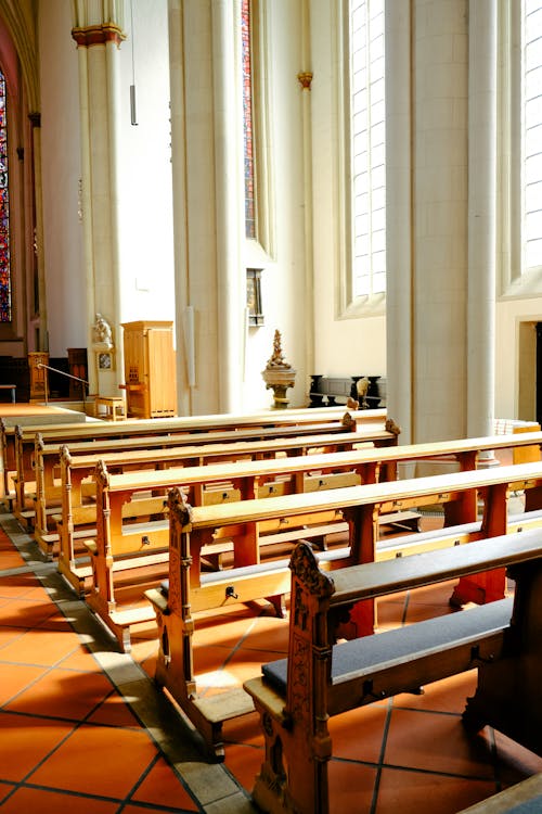 Empty Benches in Church