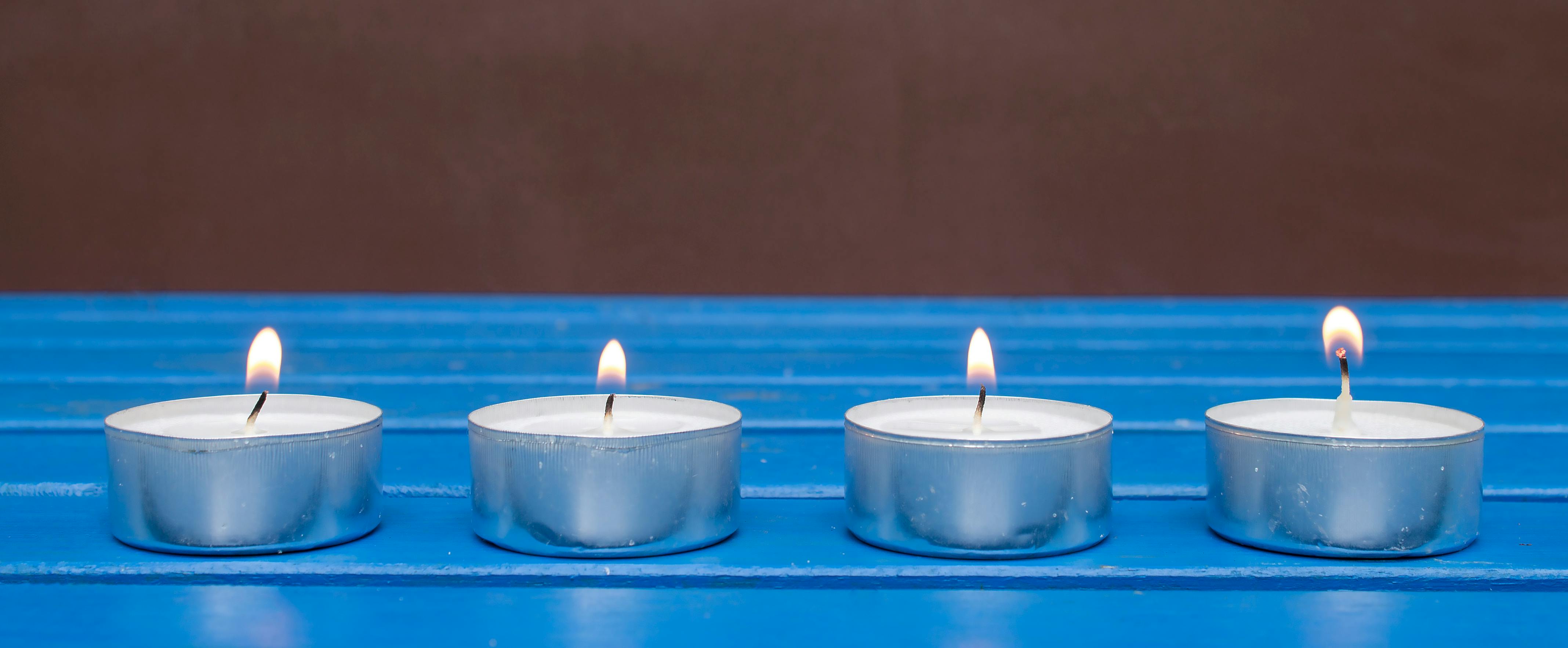 Free stock photo of advent, blue, candle