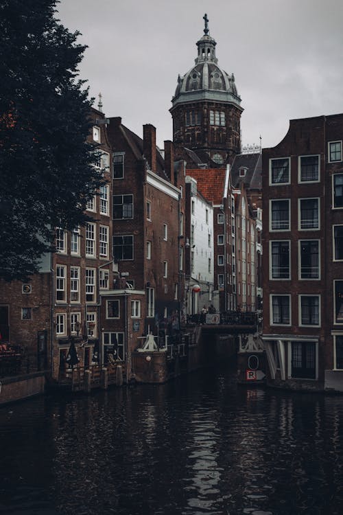 Foto profissional grátis de Amsterdã, canal, cidade