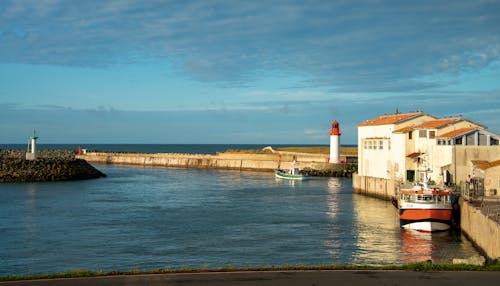 View of a Boat Moored in a Port