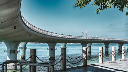 Бесплатное стоковое фото с берег реки, мост, мосты