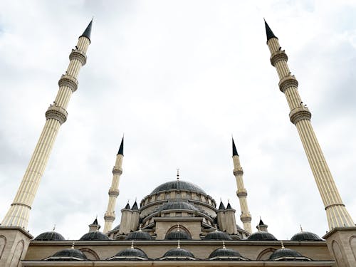 Symmetrical View of a Mosque 