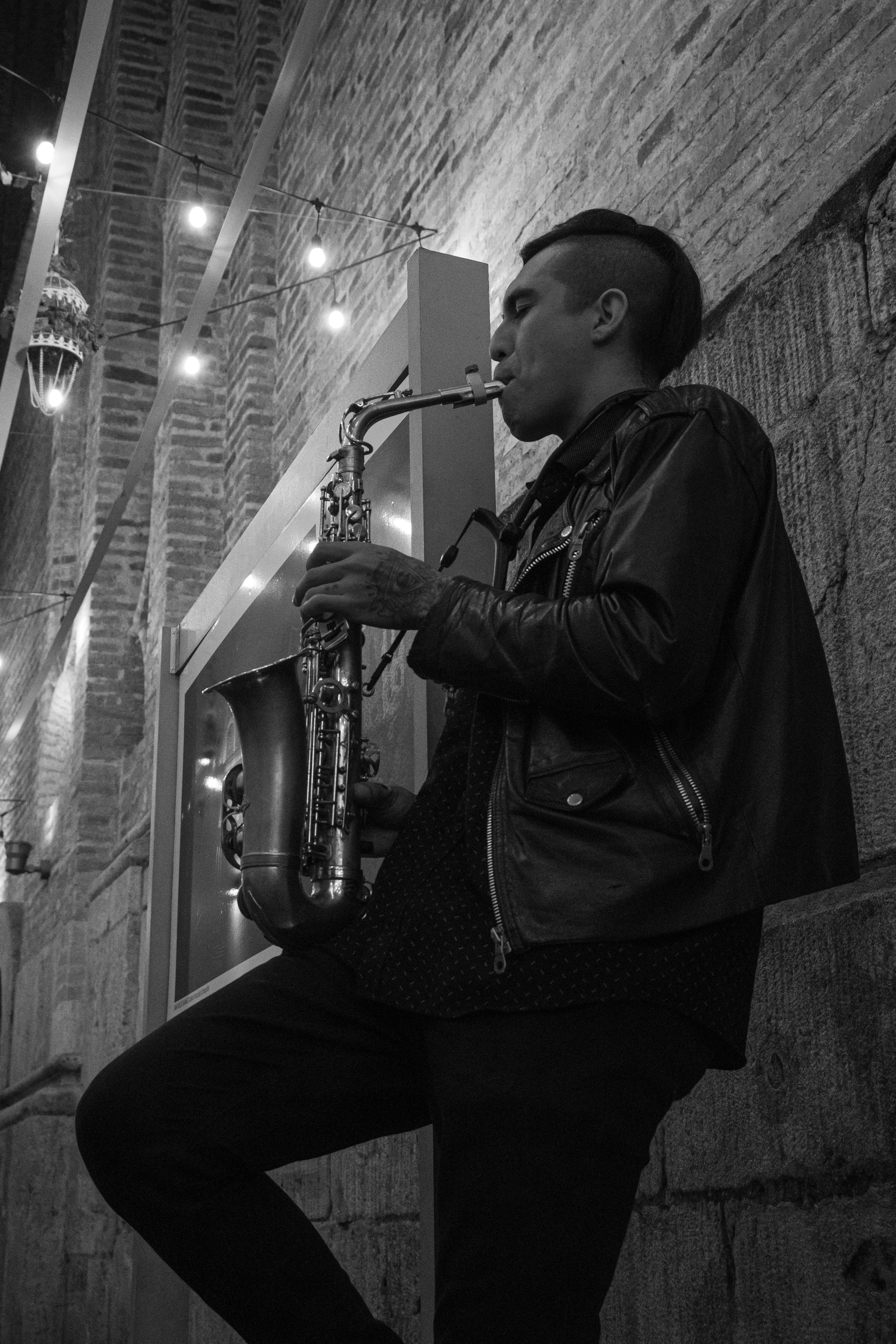 street saxophonist