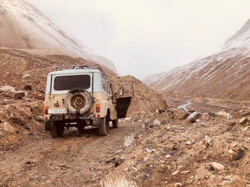 Vehicle on a Dirt Road 