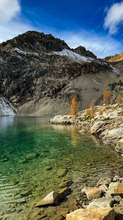 Scenic Mountain Lake with Clear Reflections · Free Stock Photo