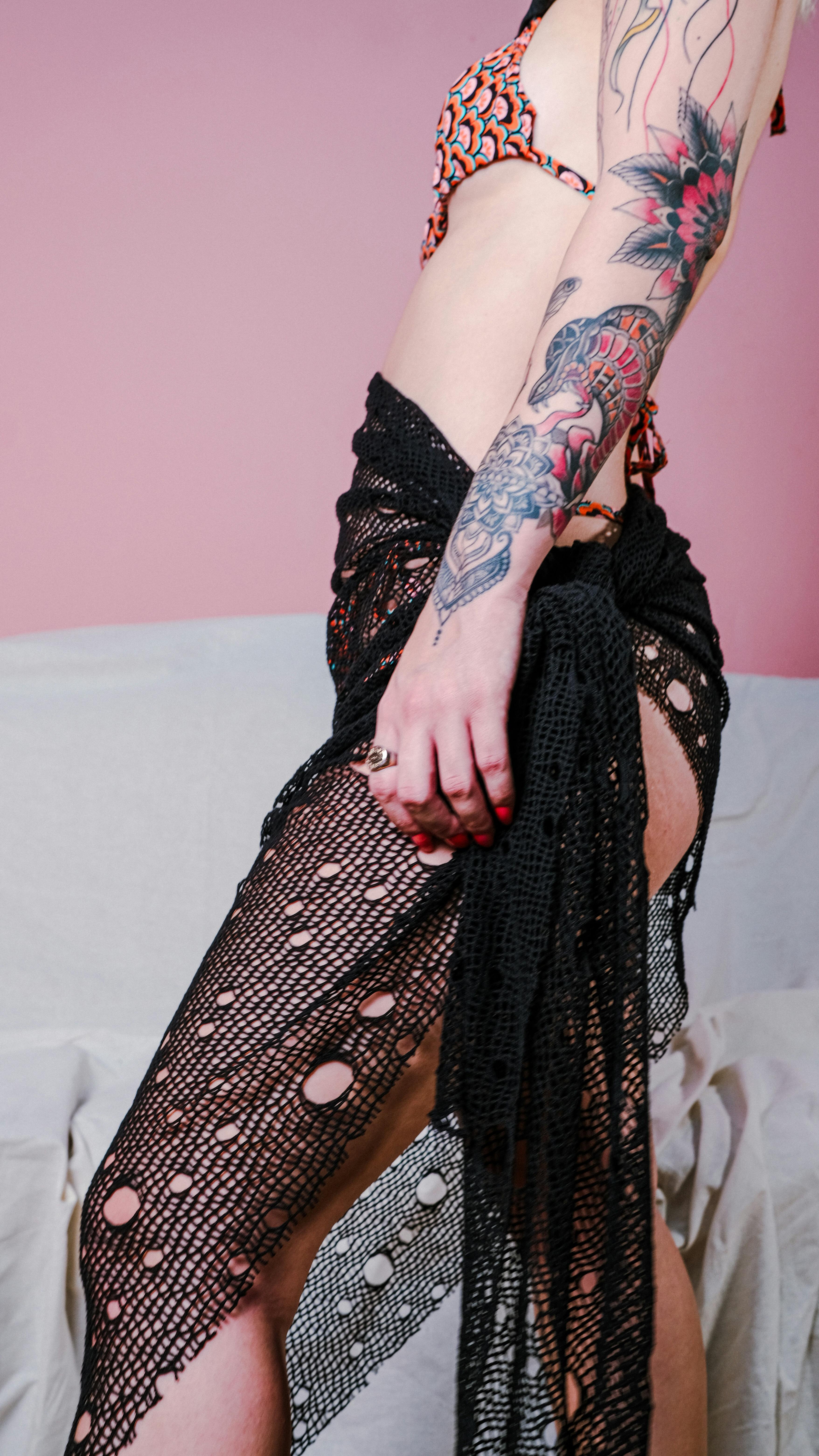 tattoos for women fish net