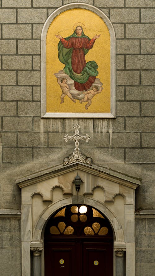 Chapel Gate with Golden Image