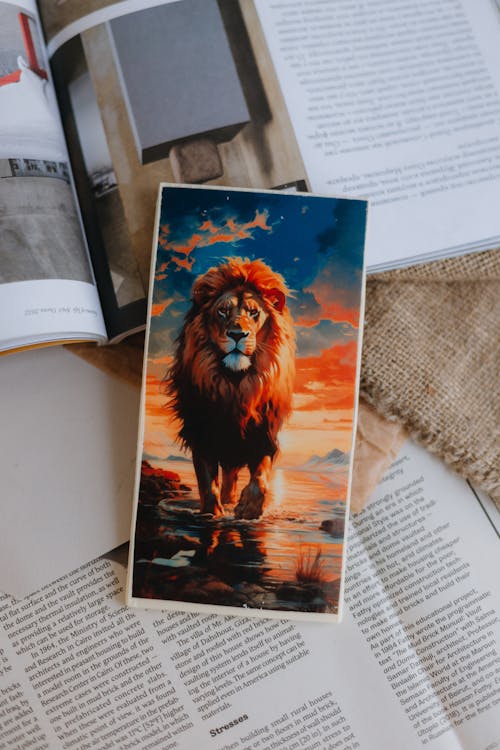 aslan, boyama, çizim içeren Ücretsiz stok fotoğraf