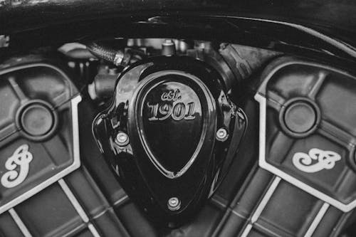 Close-up of the Indian Scout Sixty Engine