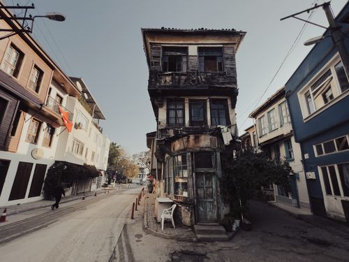 Free Explore the blend of old and new in this charming street, featuring historic architecture in Bursa, Turkey. Stock Photo