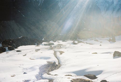 Immagine gratuita di alpinisti, campo base, catena montuosa
