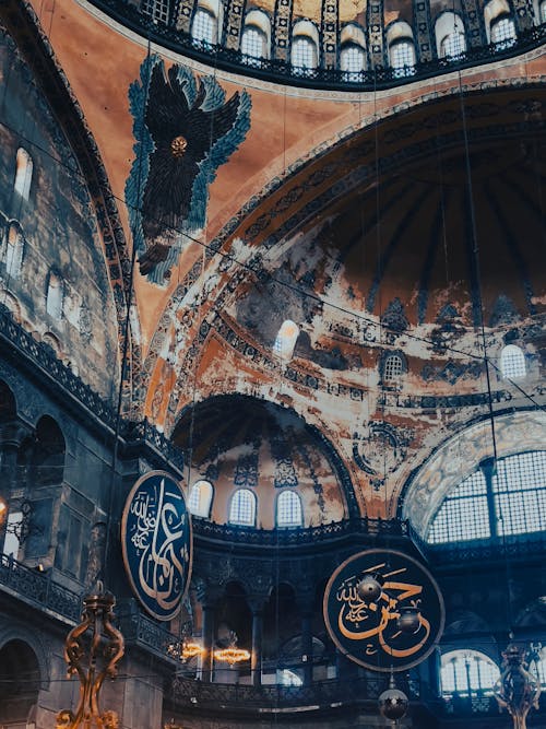 Frescos in Hagia Sophia Mosque