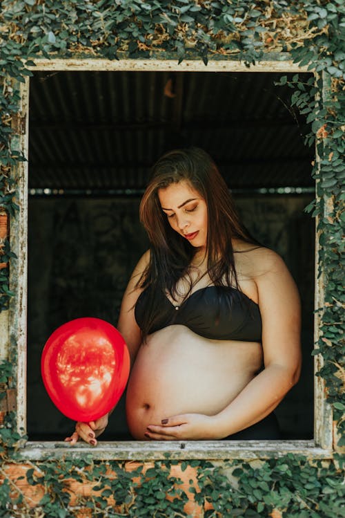 Foto Van Een Zwangere Vrouw