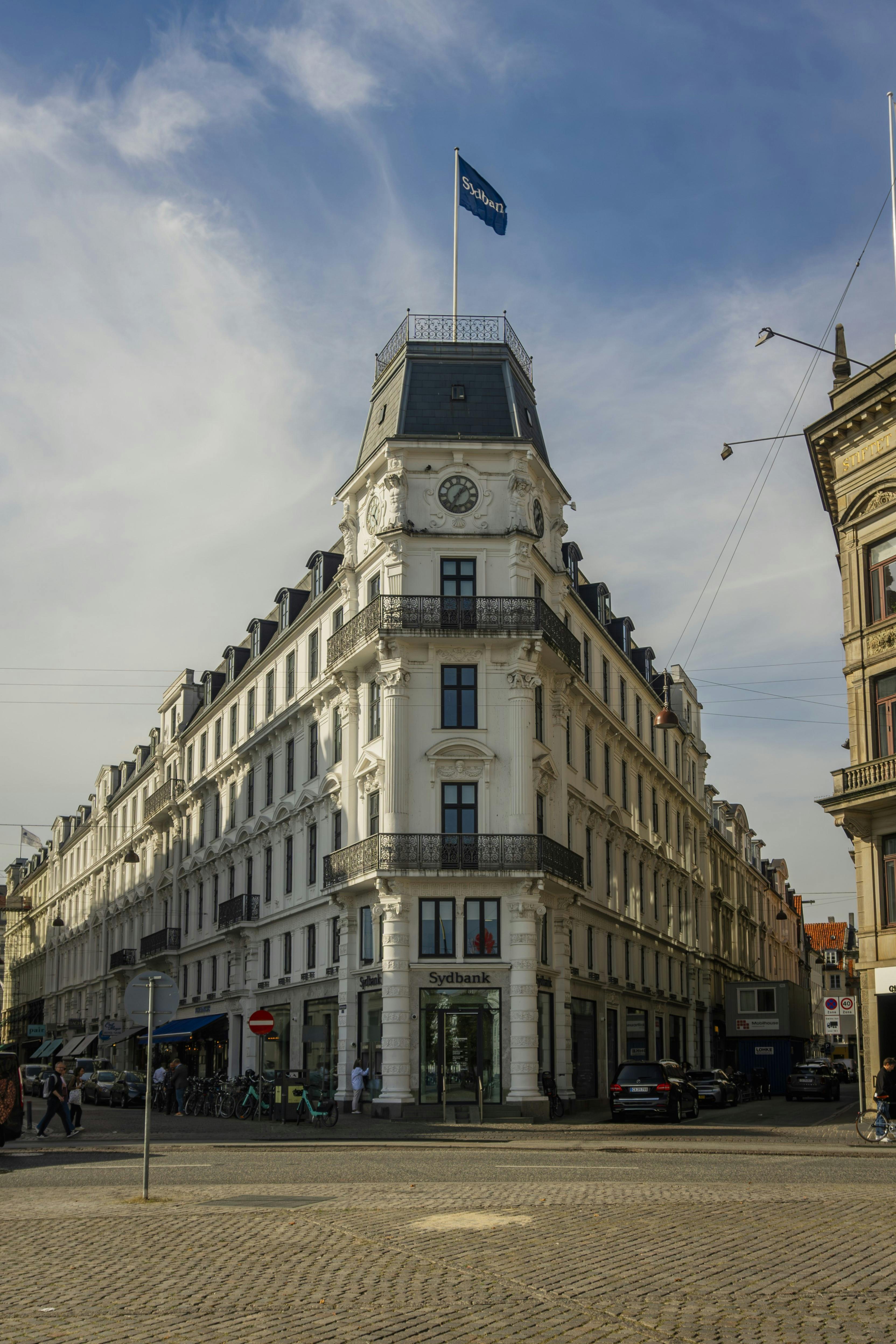 Free Traditional Tenement in Copenhagen Stock Photo