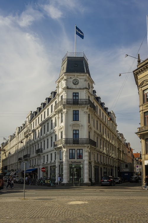 Free Traditional Tenement in Copenhagen Stock Photo
