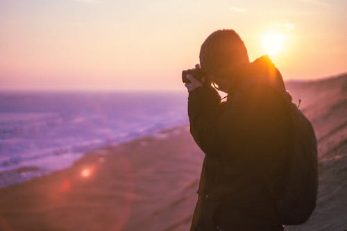 Silhouette Of Person During Dawn 