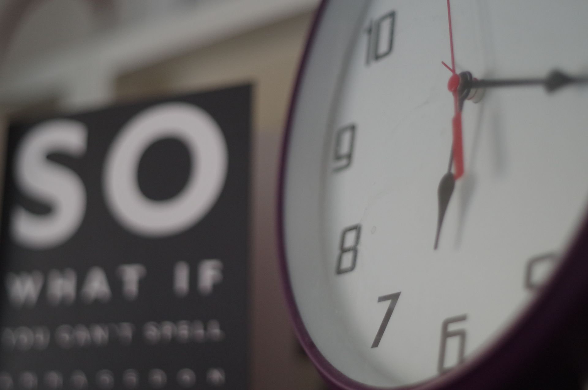 Clock at 6:17
