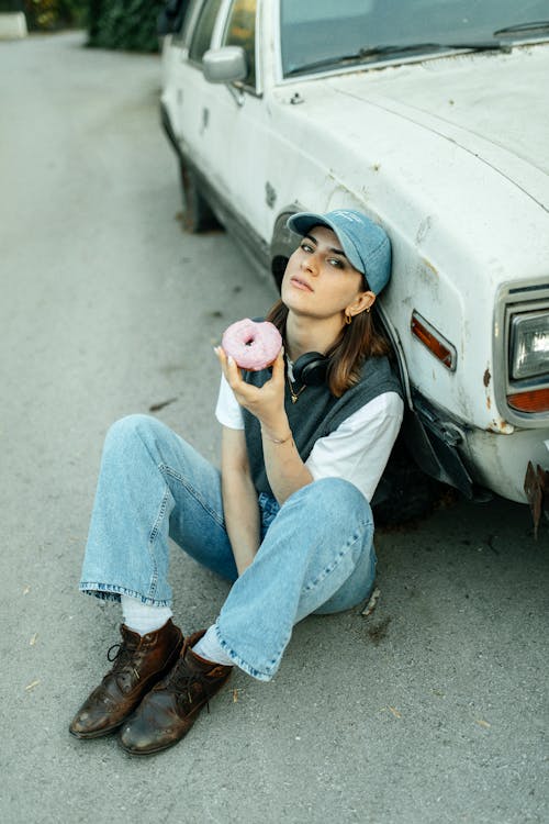 Photos gratuites de aliments, casquette de baseball, collation