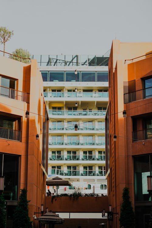 Modern Building with Roof Terrace