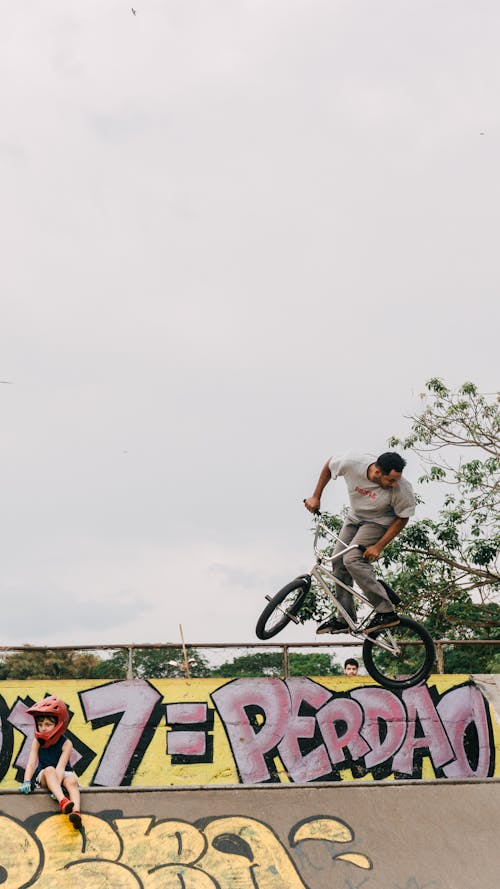 Man Jumps with BMX