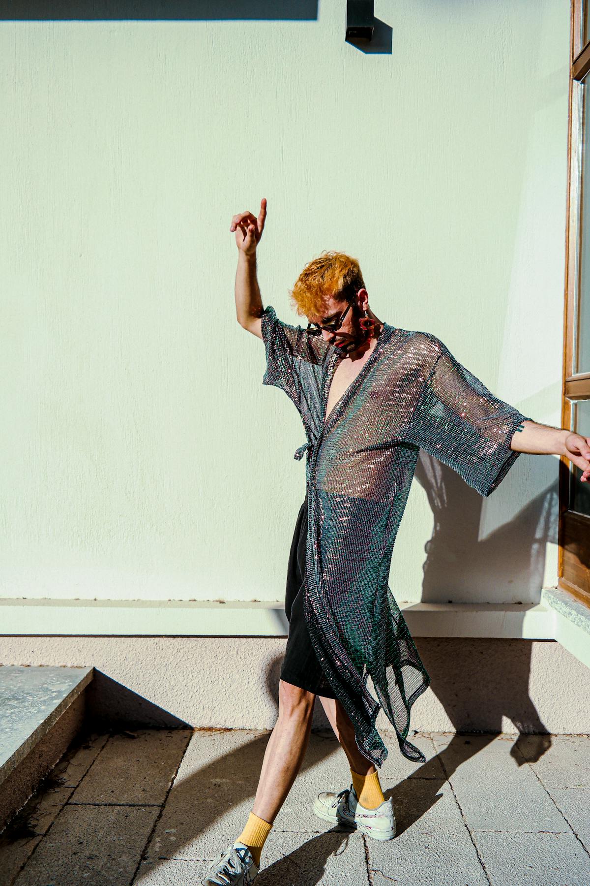 Braless Woman in Robe · Free Stock Photo