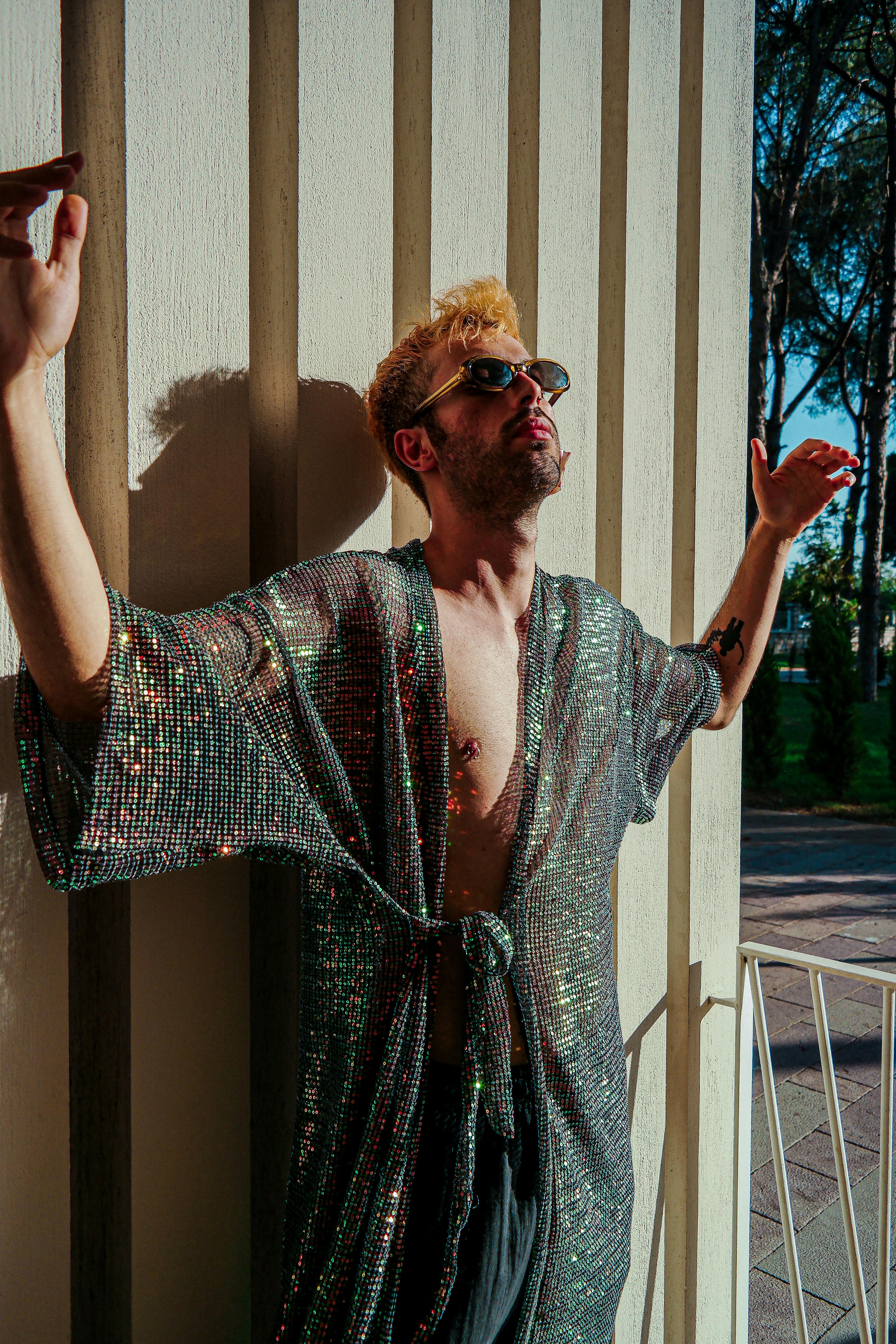 Braless Woman in Robe · Free Stock Photo