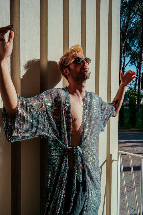 Braless Woman in Robe · Free Stock Photo