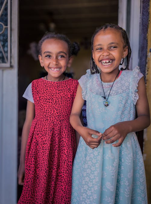 Two Smiling Girls