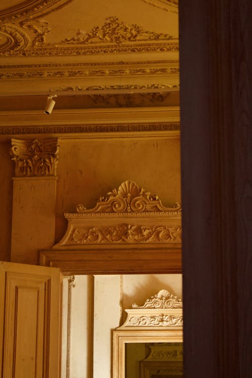 Ornate Wall above Doorway