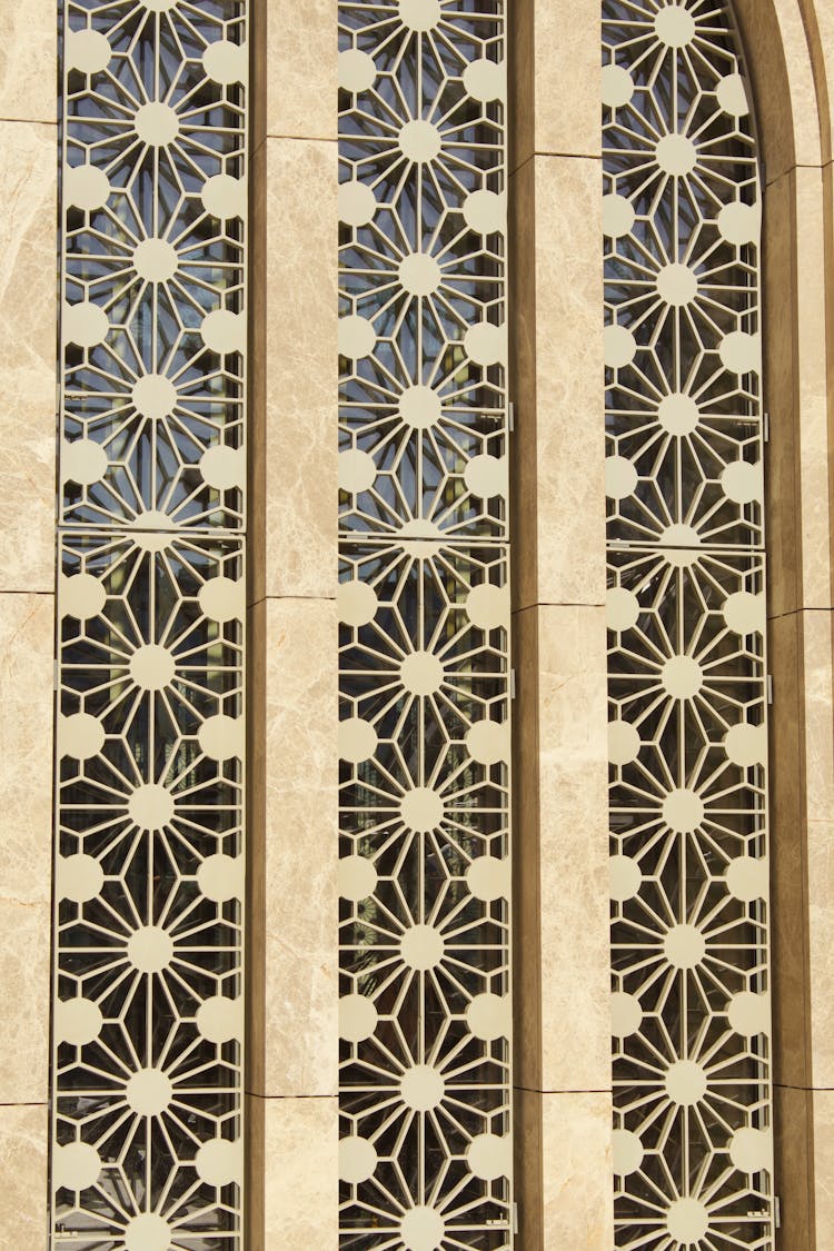 Ornate Gates In Cathedral Window