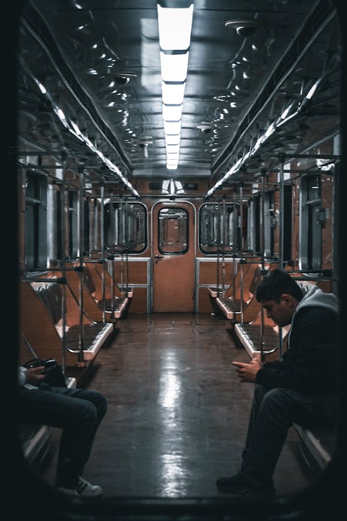 Passengers in the Subway Car