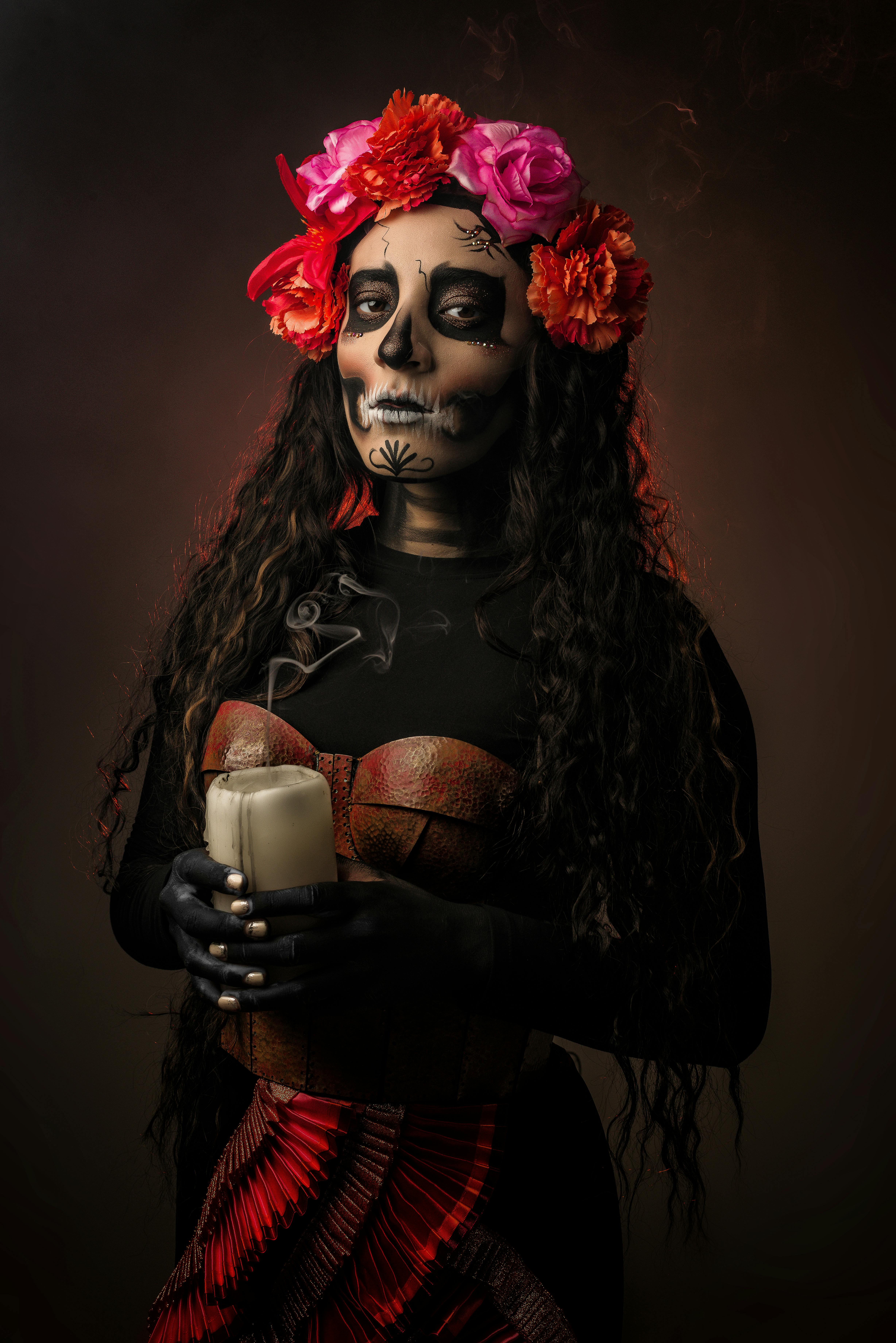 portrait of woman as catrina